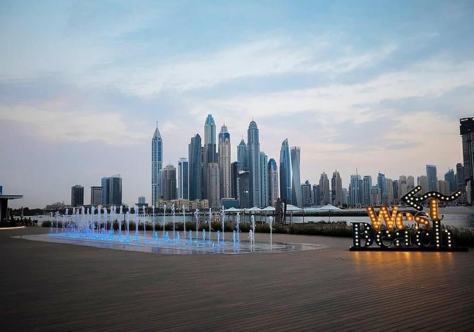 1 Bedroom 65M2, Infinity Pool, West Beach, Noise Insulation Dubaj Kültér fotó